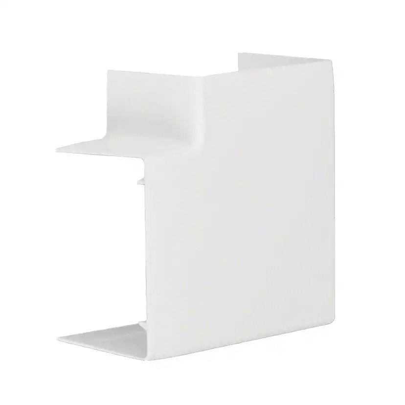 L-Vinkel till Matarkanal Hager Flexibel LF/LFH 60 x 90 mm Halogenfri Vit RAL 9016