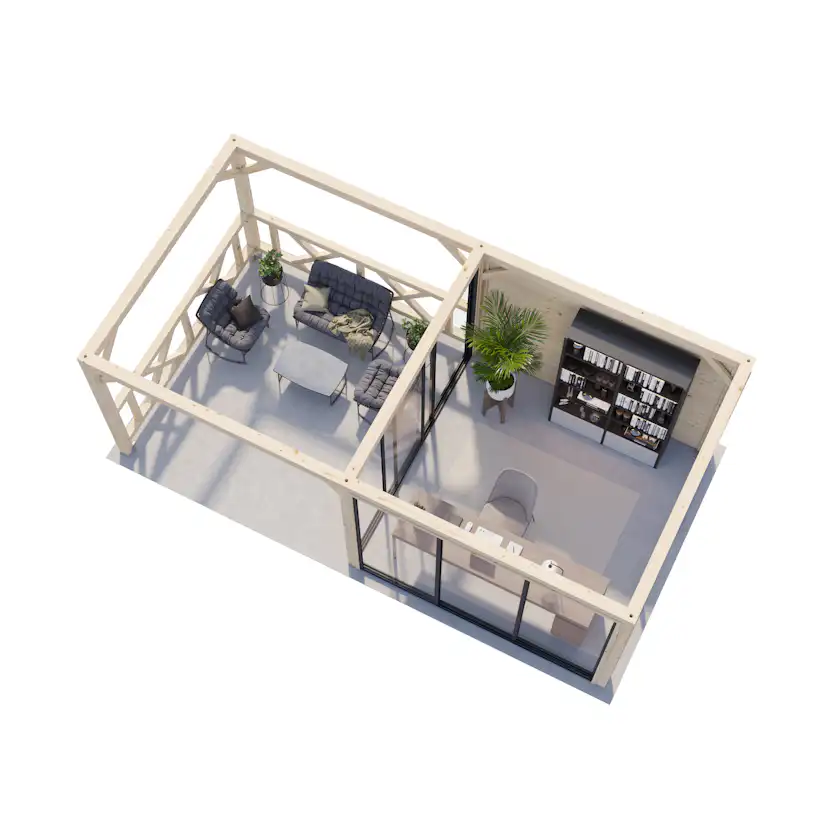 Uterum Palmako Bianca 16,6 m2 Set 204 Slide
