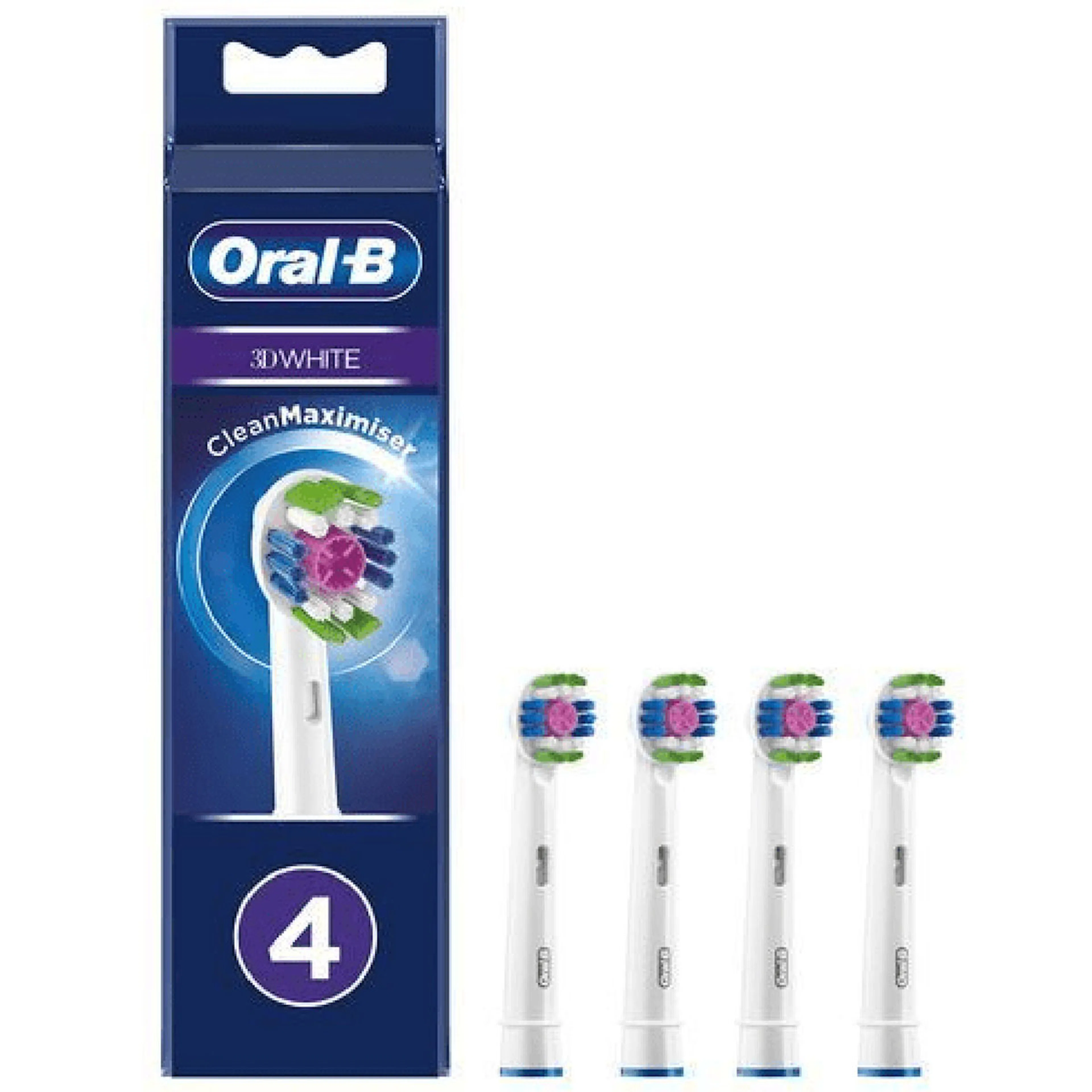 Borsthuvud Oral-B 3D White 4 st