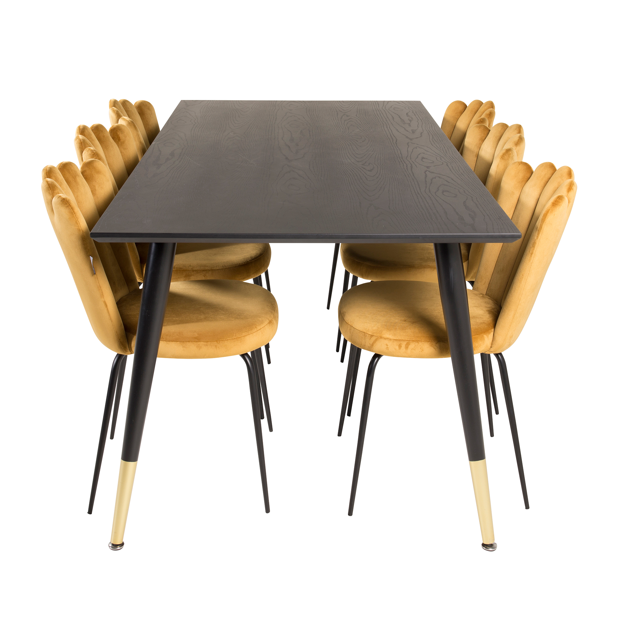 Matgrupp furniture/fashion Disa med 6 Limhamn Light Stolar
