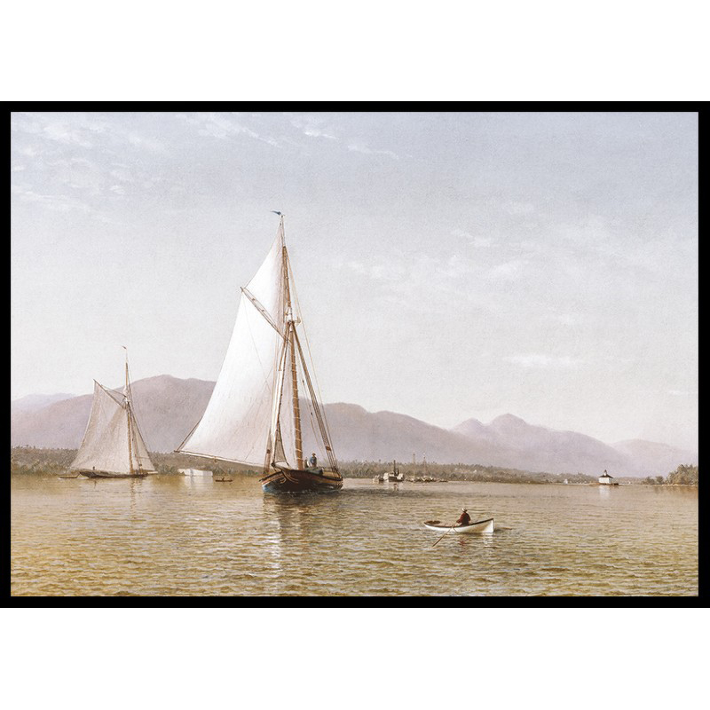 Poster Gallerix The Hudson At The Tappan Zee By Francis Augustus Silva