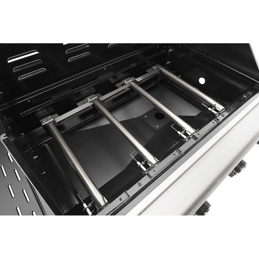 Gasolgrill Landmann Triton 4.1 MaxX 12969 Facelift med Infraröd Sidobrännare & Modulus Gallerkoncept