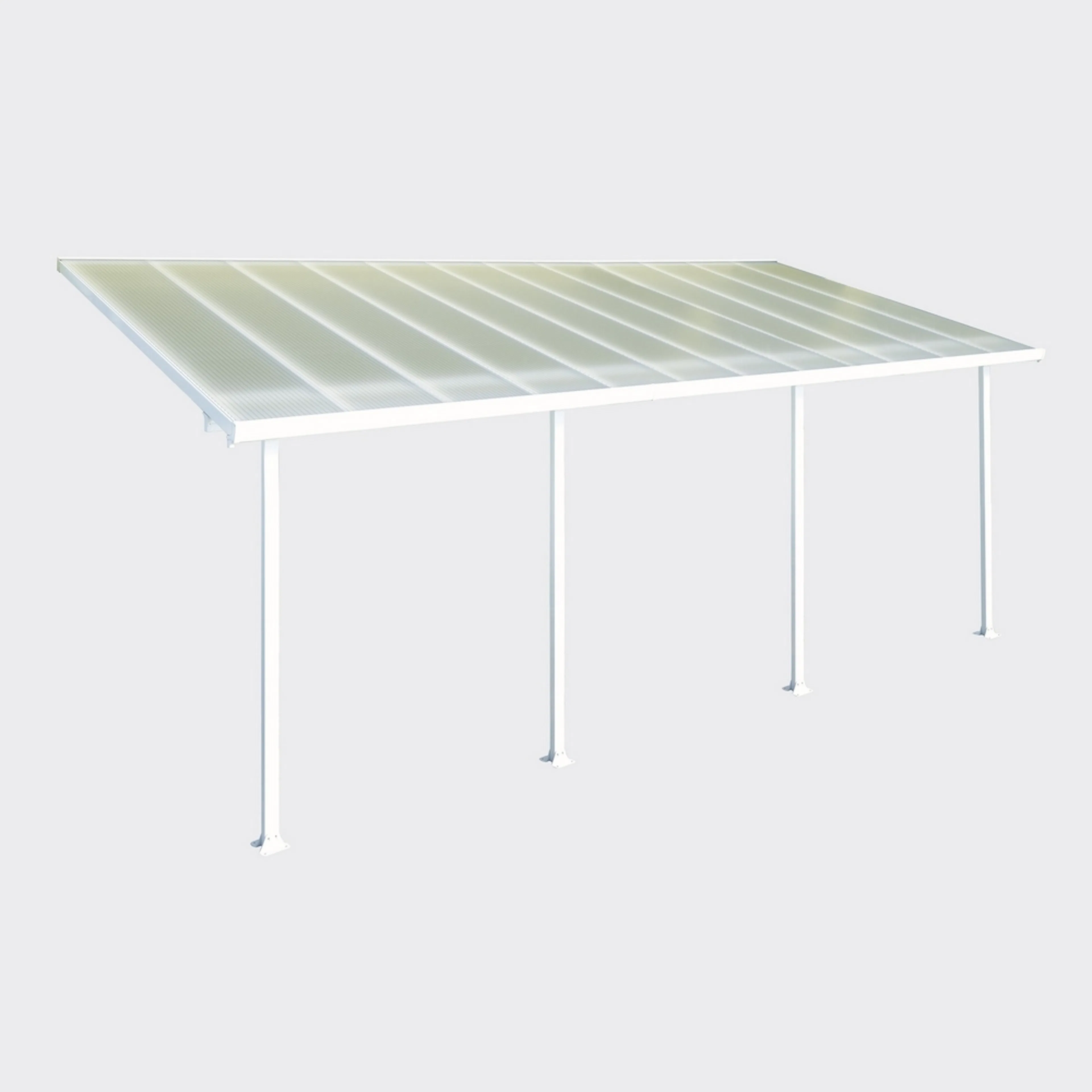 FERIA PATIO COVER 21,6 M2 WHITE Vit, 3X7,30 m