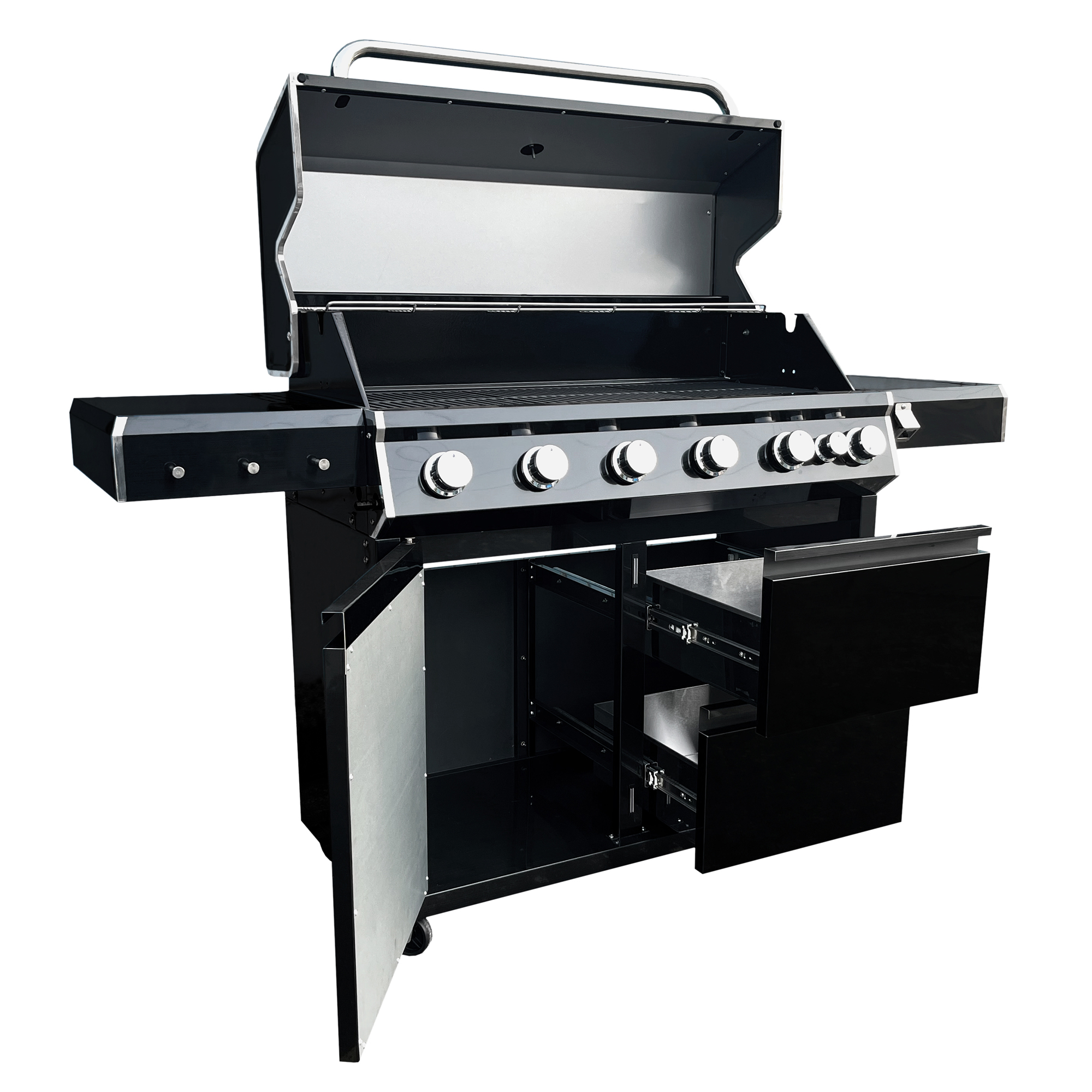 Gasolgrill Kobe Premium 6+1 Svart