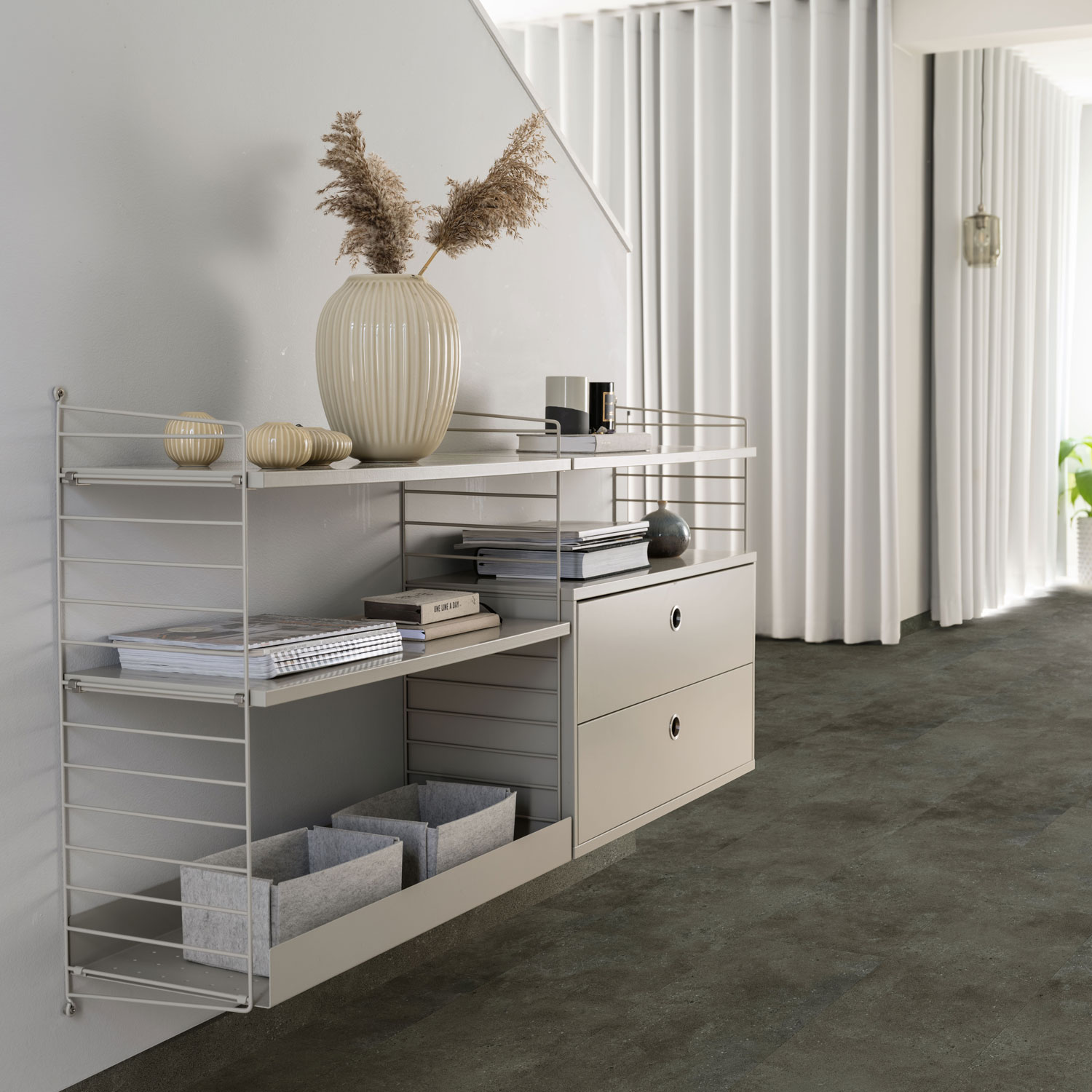 Vinylgolv Pergo Isefjord Pad Pro Dark Gritty Stone
