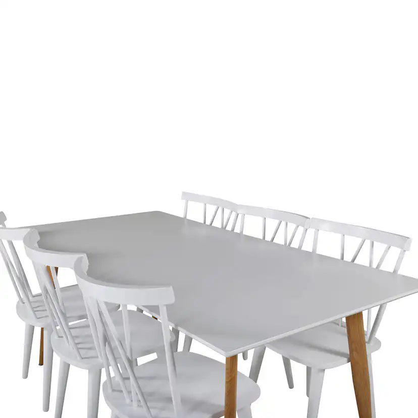 Matgrupp Venture Home Polar med 6 Mariette stolar