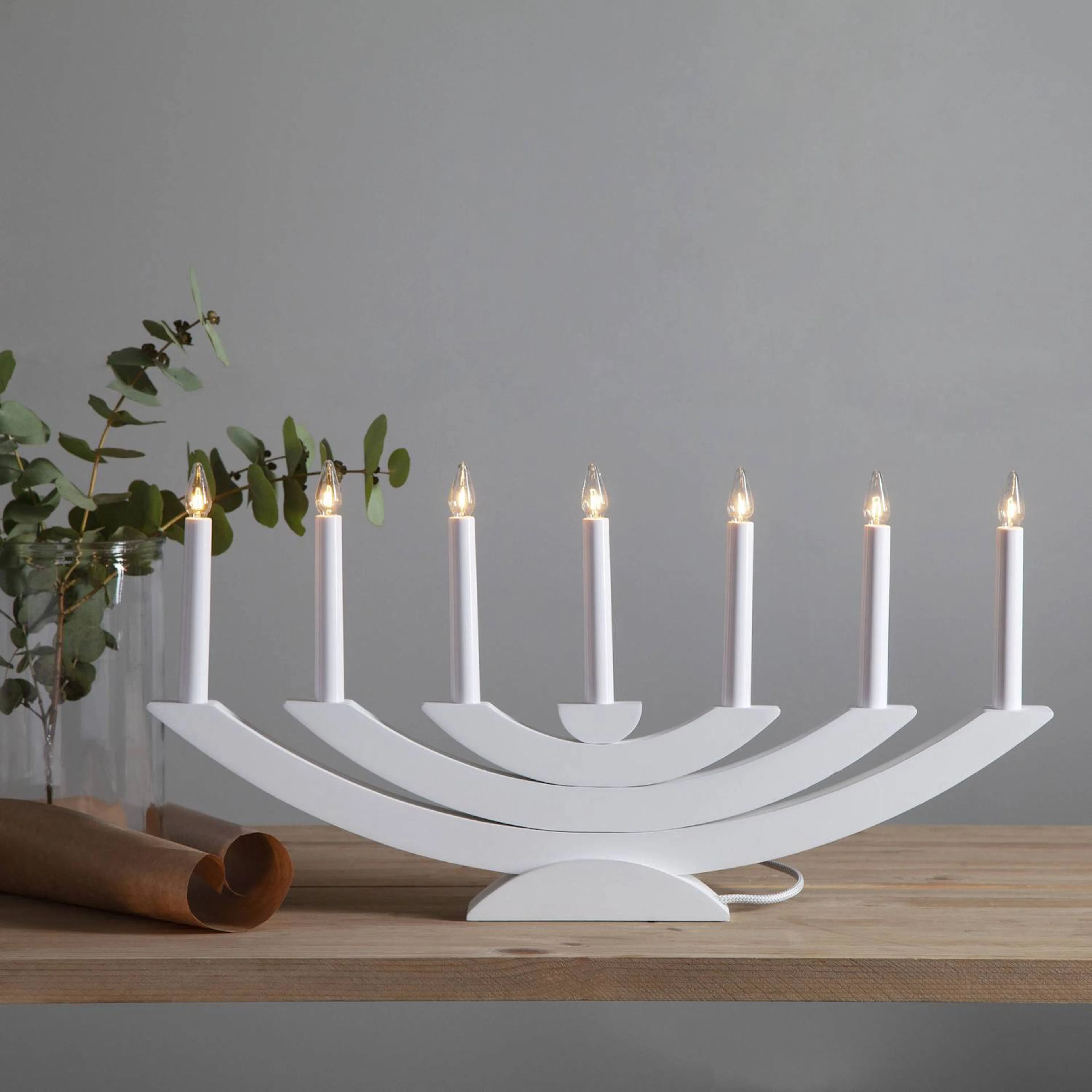 Ljusstake Navida Vit