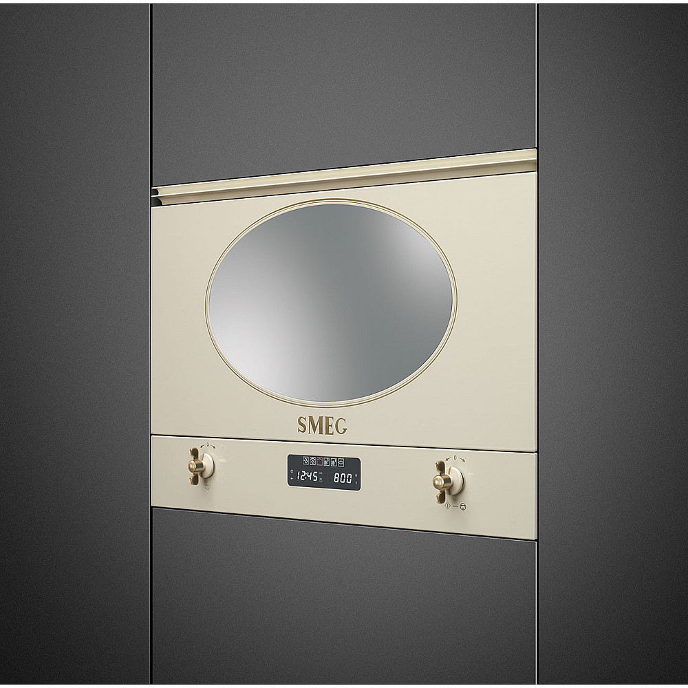 Smeg MP822PO inbyggd mikrovågsugn Creme