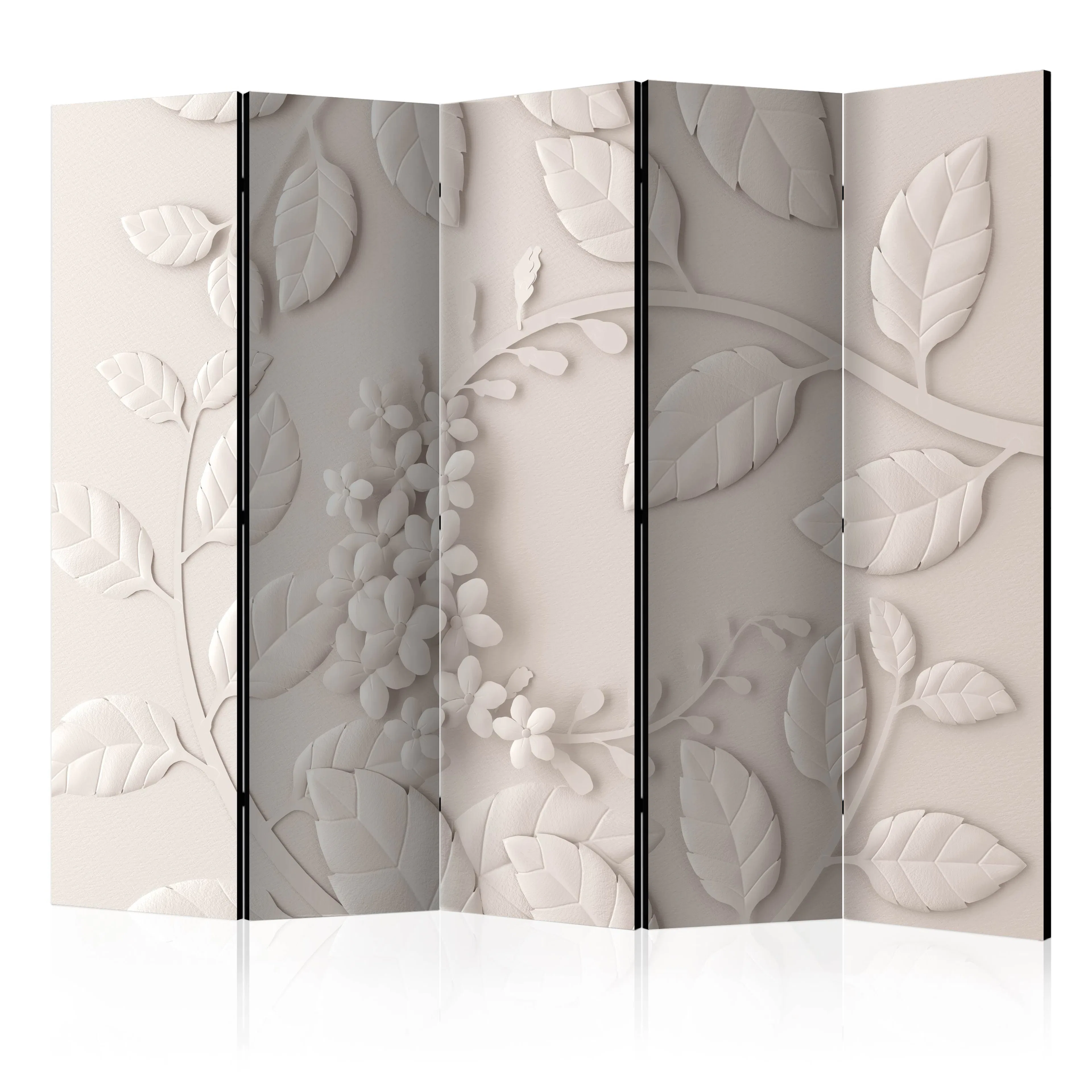 Rumsavdelare Arkiio Paper Flowers Cream II 225x172 cm