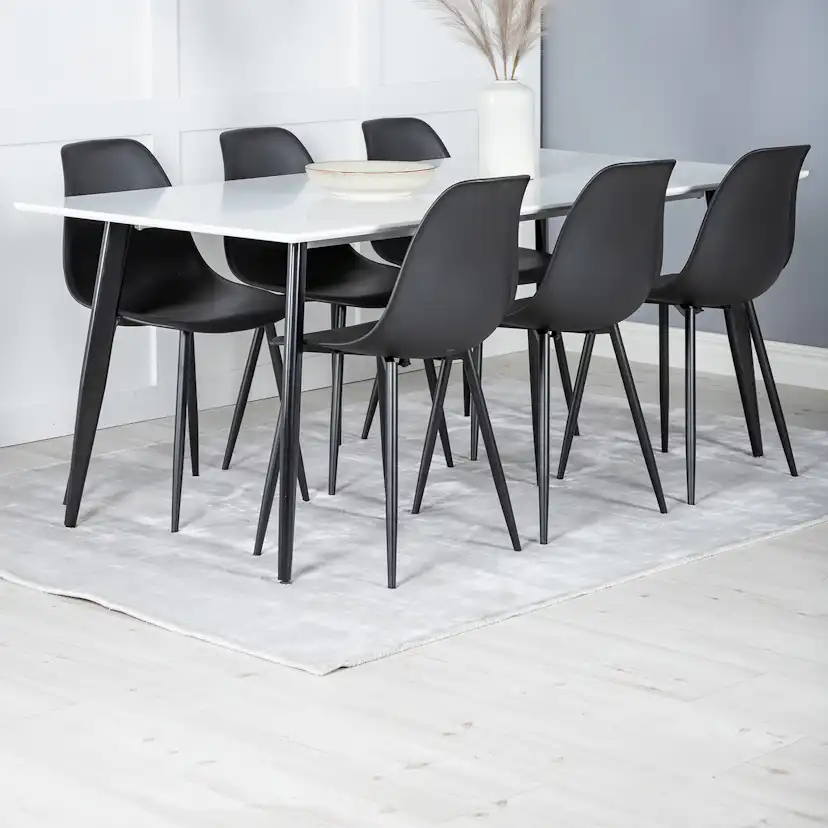 Matgrupp Venture Home Pobbie med 6 Pop Stolar