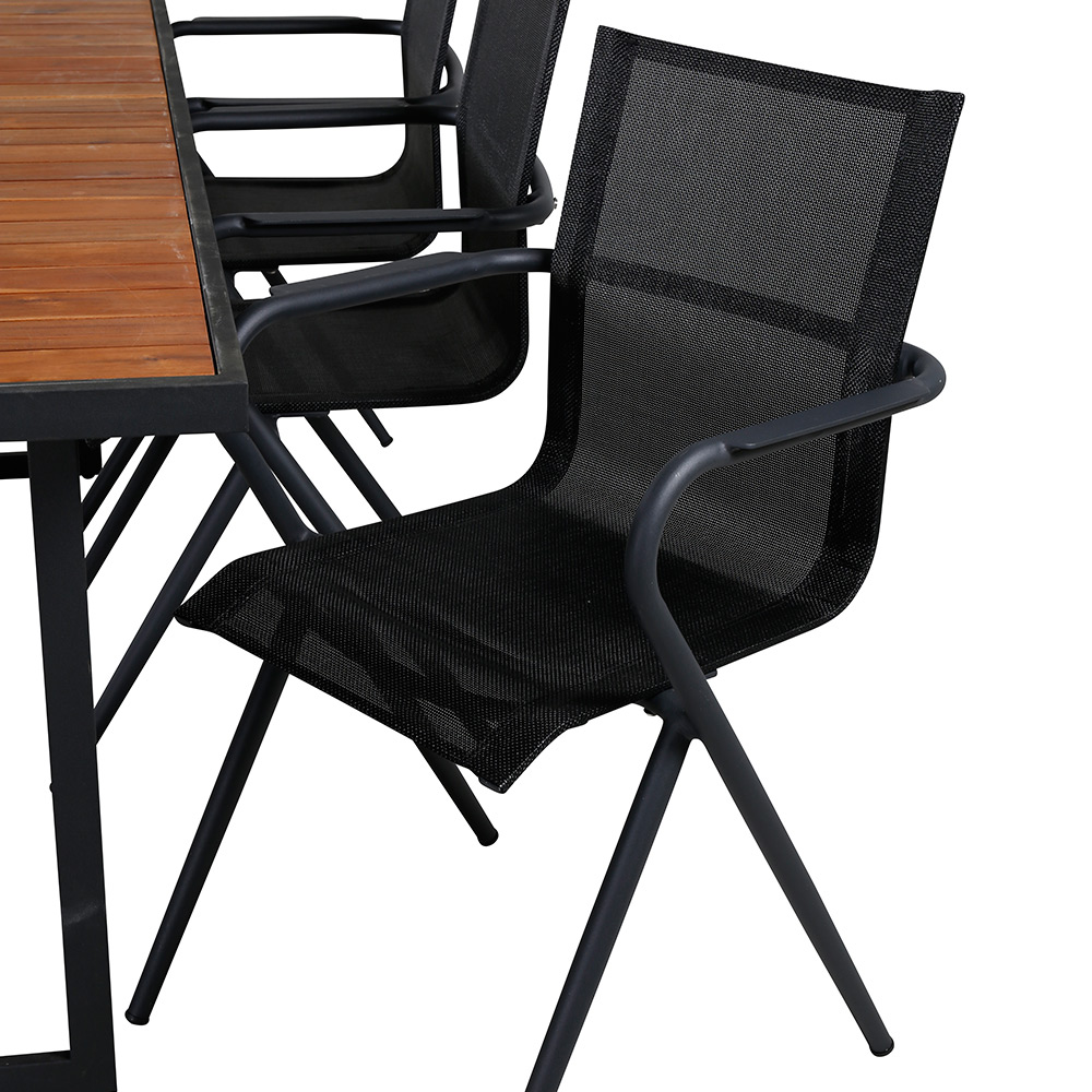 Matgrupp Venture Home King med 6 Anve Matstolar