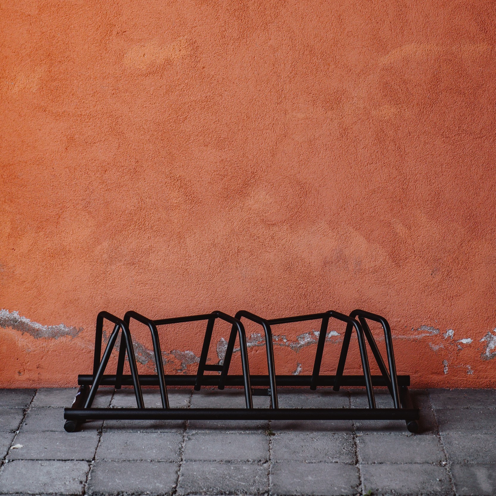 153 Cykelställ 3-platser. Svart Svart