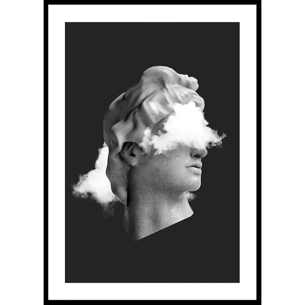Poster Gallerix Clouded Statue