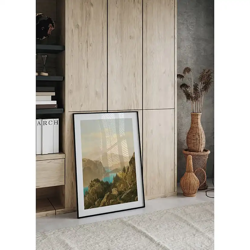 Poster Gallerix View Of The Königssee And The Untersberg By Josef von Schlögl