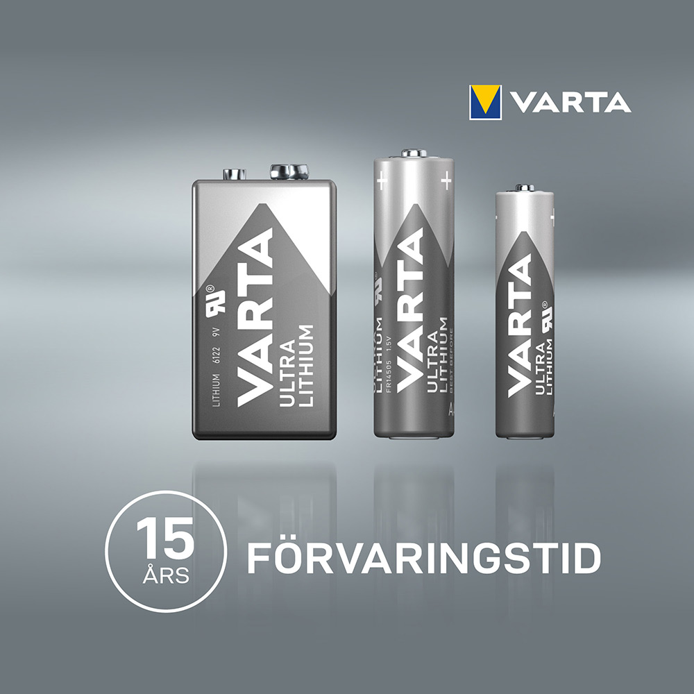 Batteri VARTA Ultra Litium LR03/AAA 4-Pack