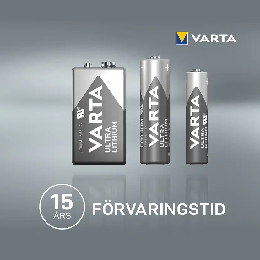 Batteri VARTA Ultra Litium LR03/AAA 4-Pack