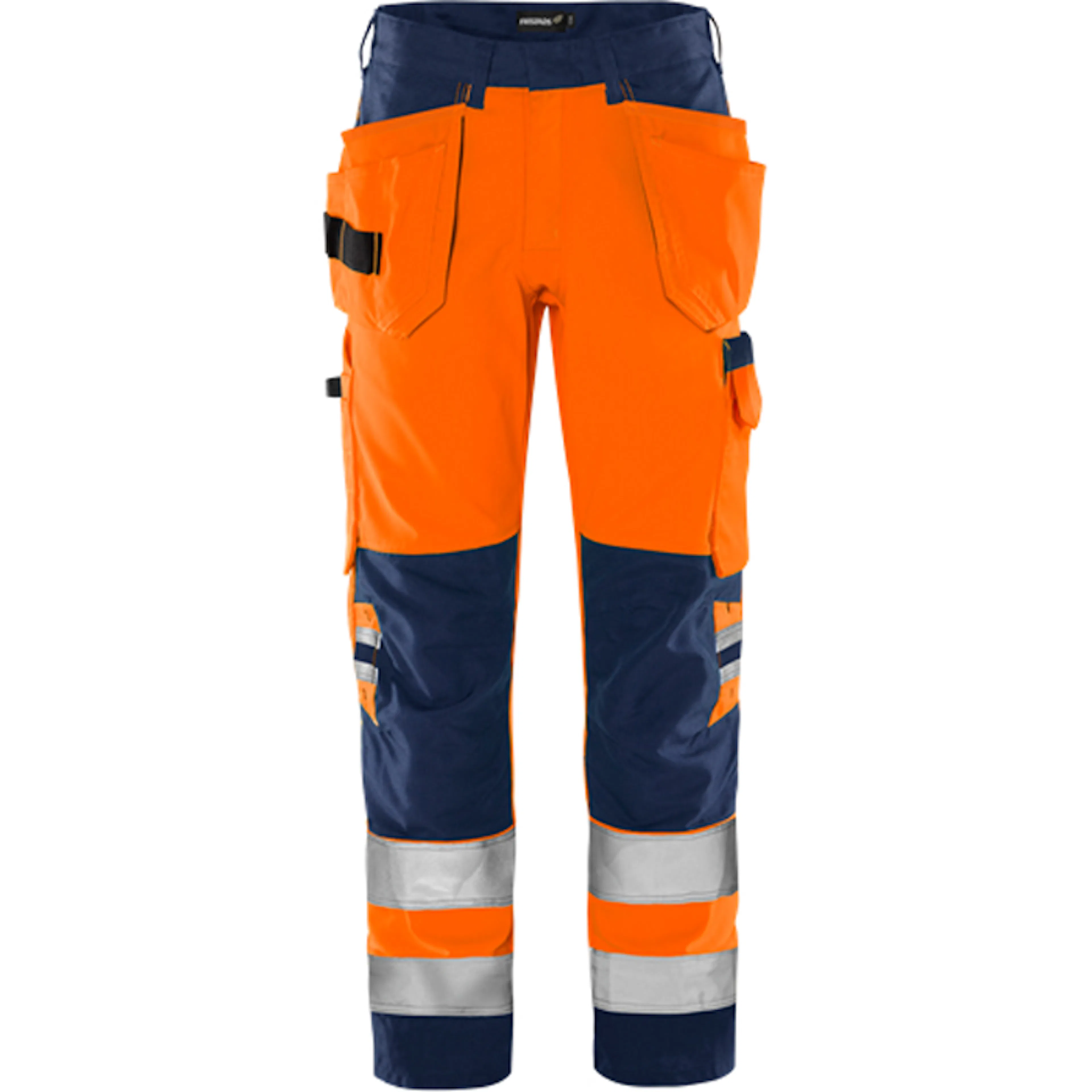 Varselorange/Marinblå