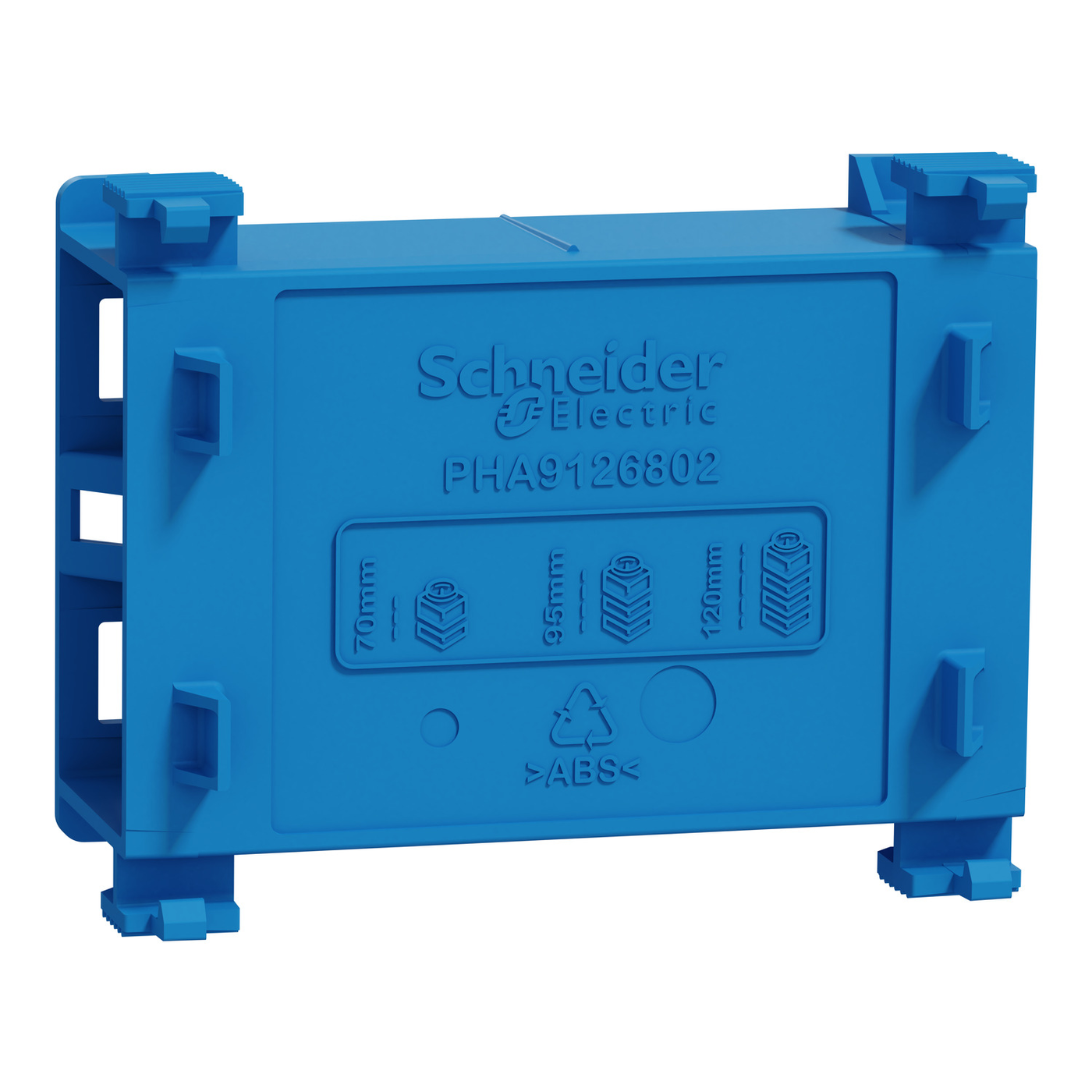 Skivfäste Schneider Electric Multifix för Regelvägg 70/95/120 mm Blå