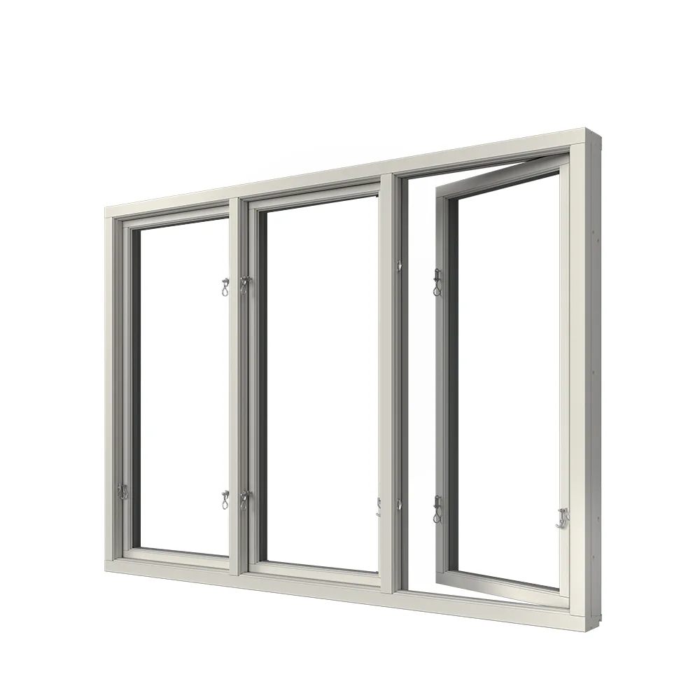 Sidohängt Fönster Elitfönster Elit Retro 3-Glas Aluminium 3-Luft