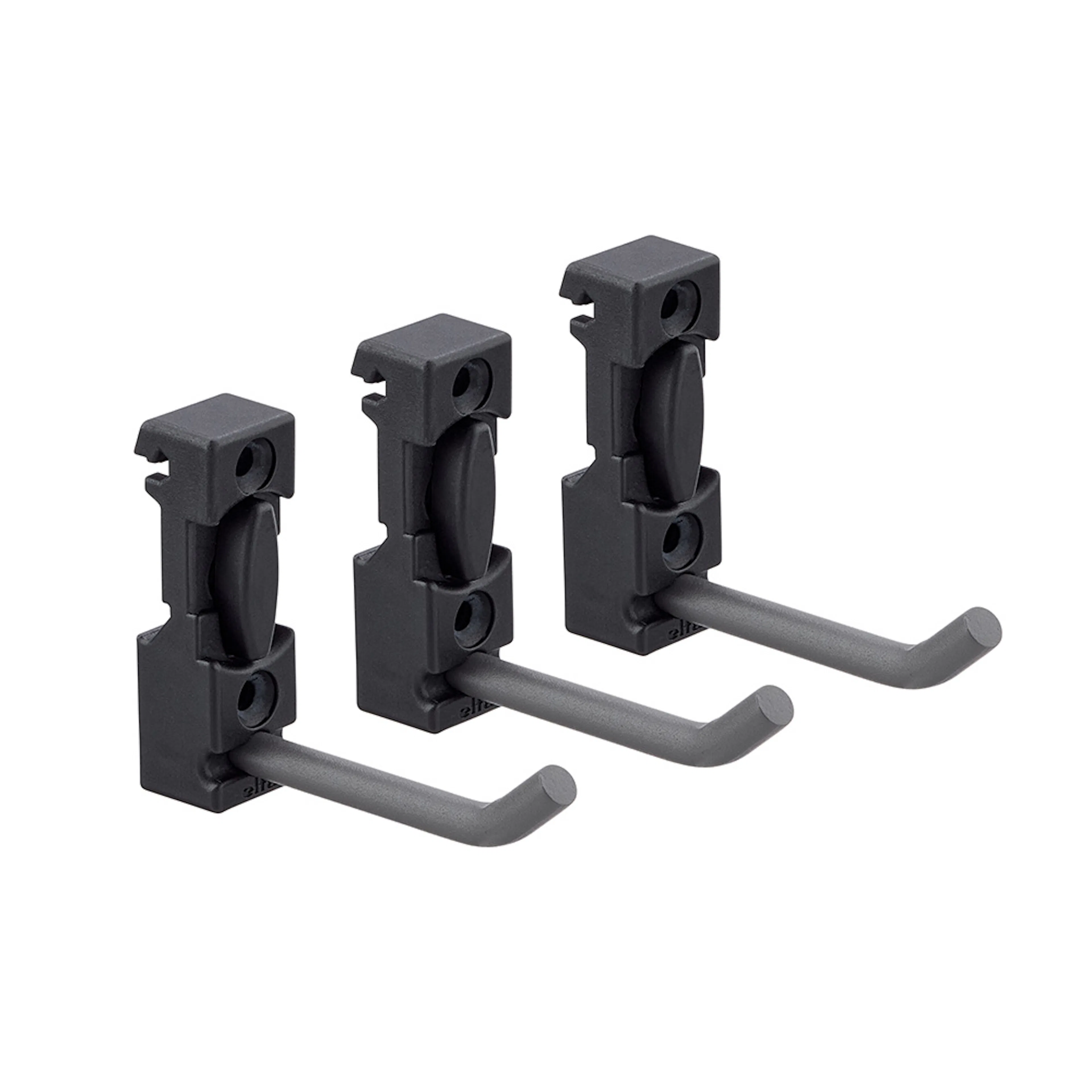 Krok Elfa Garage+ För List 3-pack