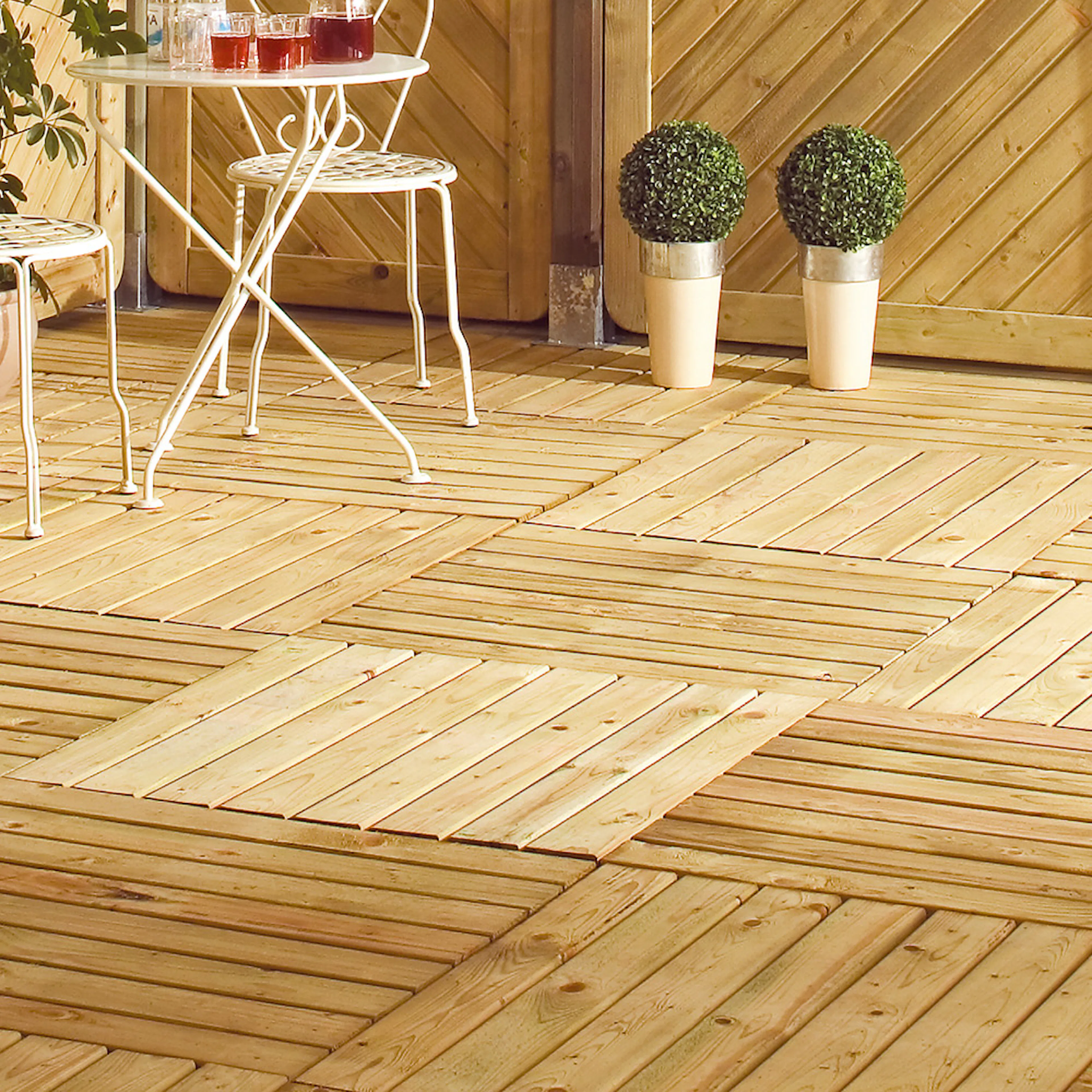 Golvtrall Jabo Furu 50x50 cm 25 Kvm/pall 100 st