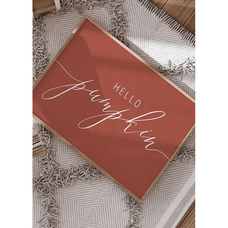 Poster Gallerix Hello Pumpkin