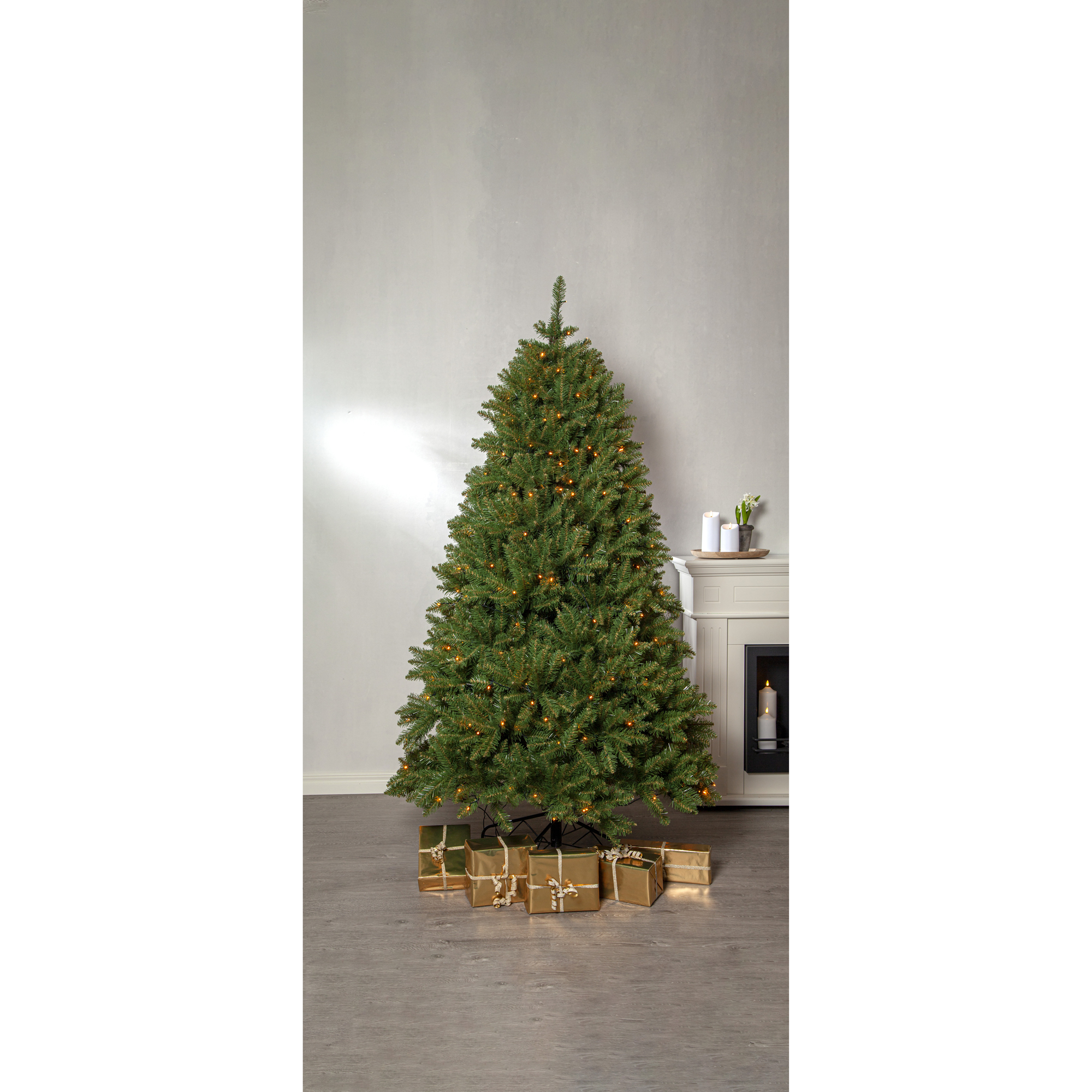 Plastgran Star Trading med LED Narvik 210 cm