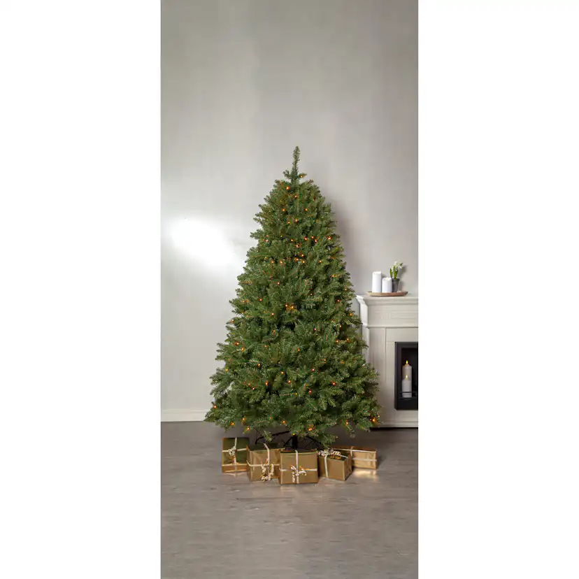 Plastgran Star Trading med LED Narvik 210 cm