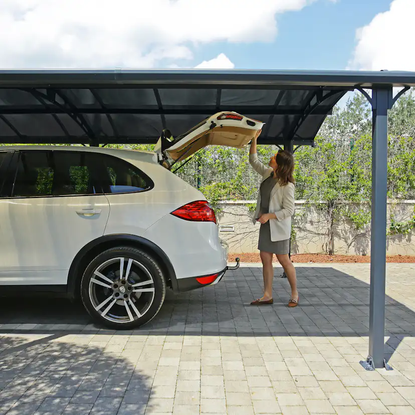 Dubbel Carport Canopia by Palram Arcadia I Metall 3,6x11 m