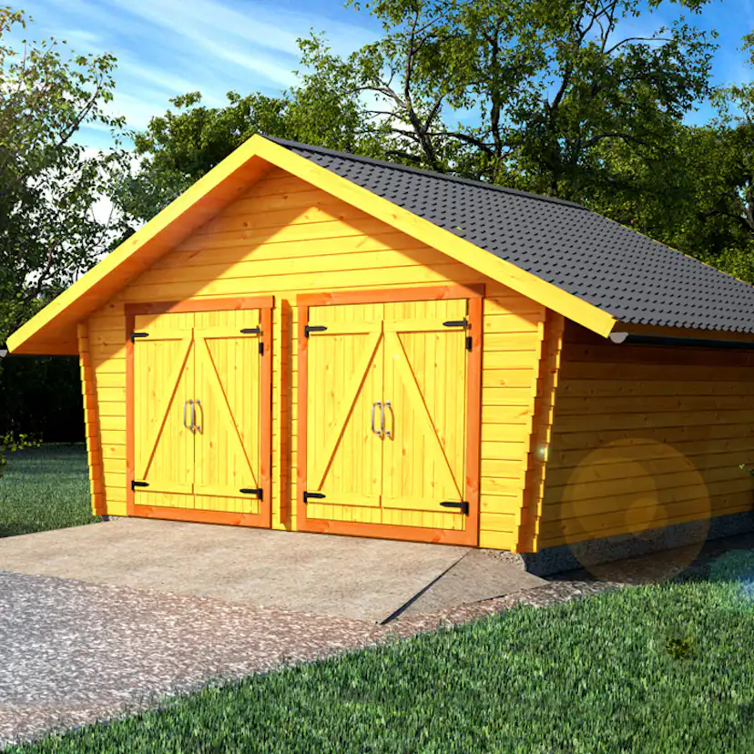 Timmerlada LP Garden U25 Täta Väggar 25 m2