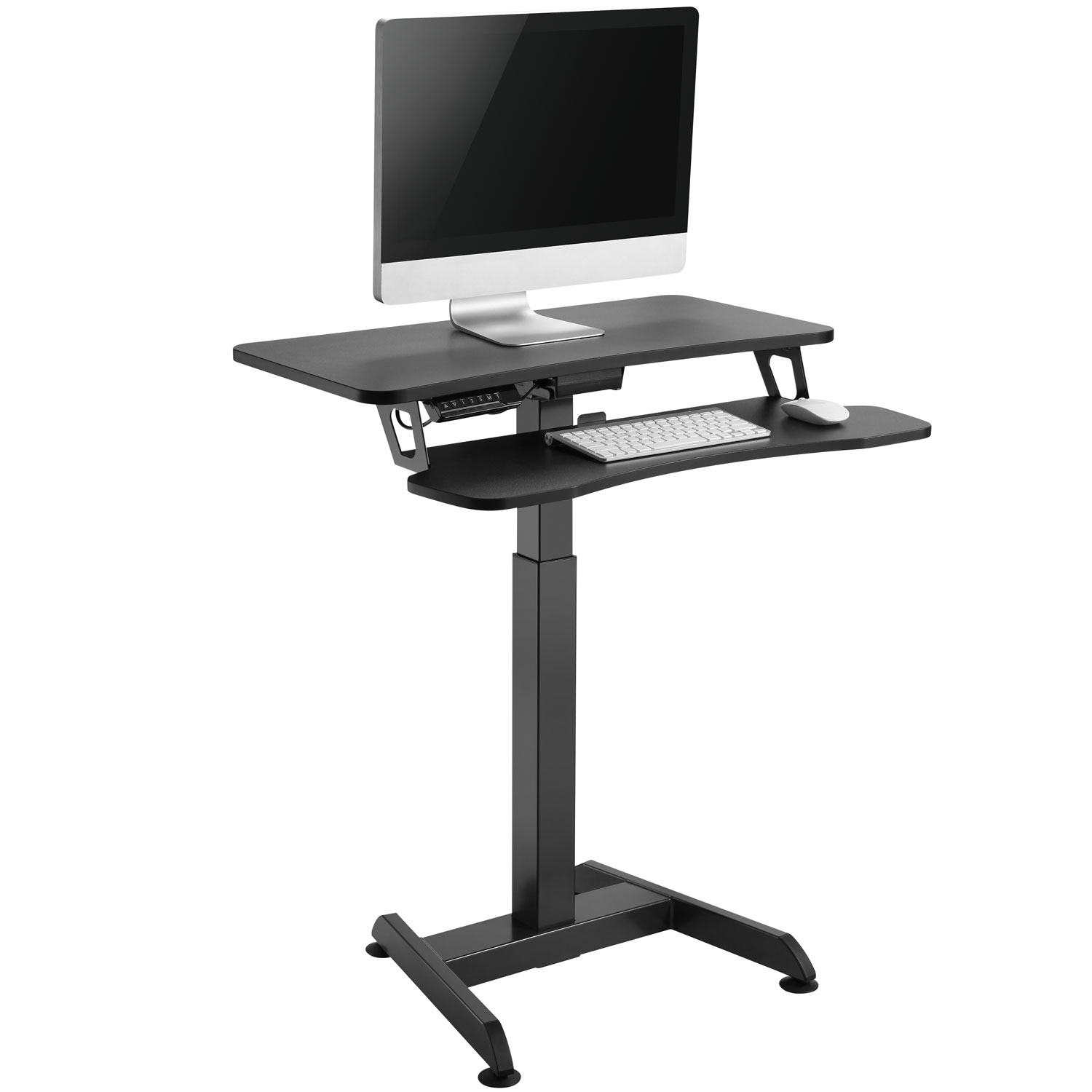 Sitt-/stå-arbetsstation LogiLink Elektriskt Justerbar
