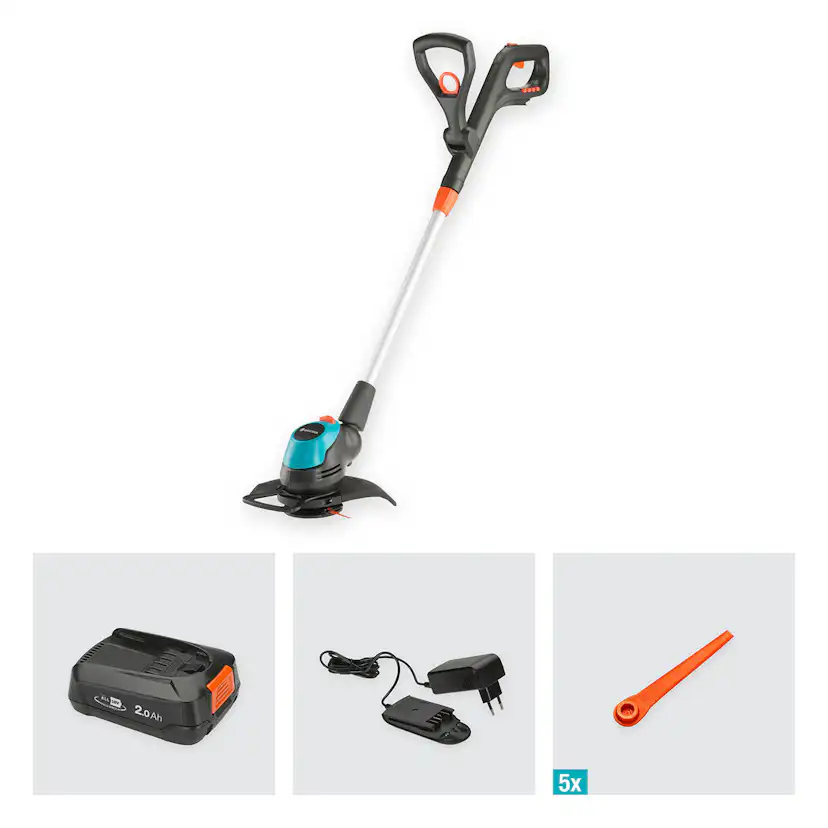 Trimmer Gardena EasyCut 23/18V P4A med Batteri & Laddare