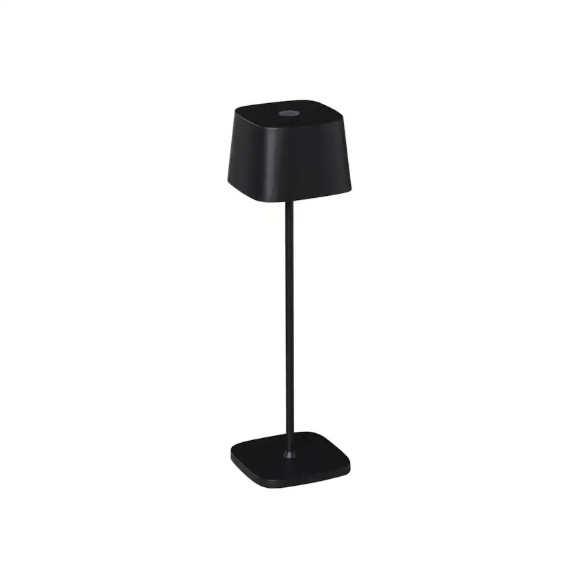 Capri bordslampa svart USB Svart