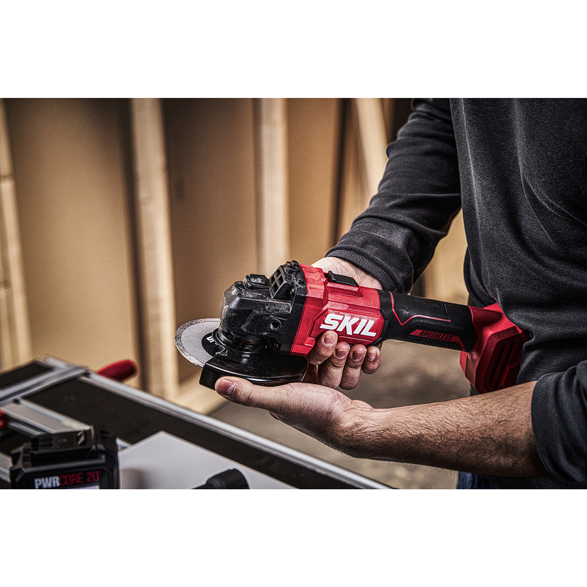 Vinkelslip SKIL 3922 AA Batteridriven Kolborstfri