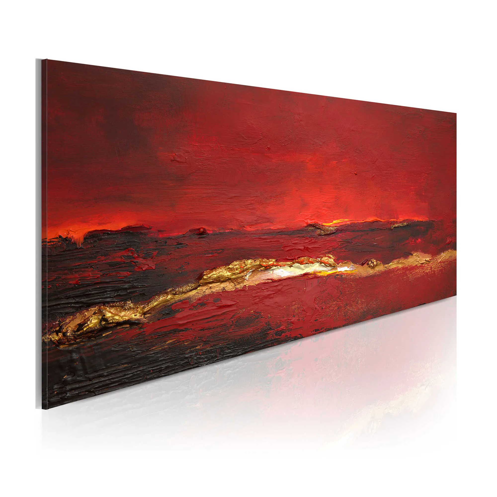 Handmålad Tavla Arkiio Rodnad Av Havet 100x40