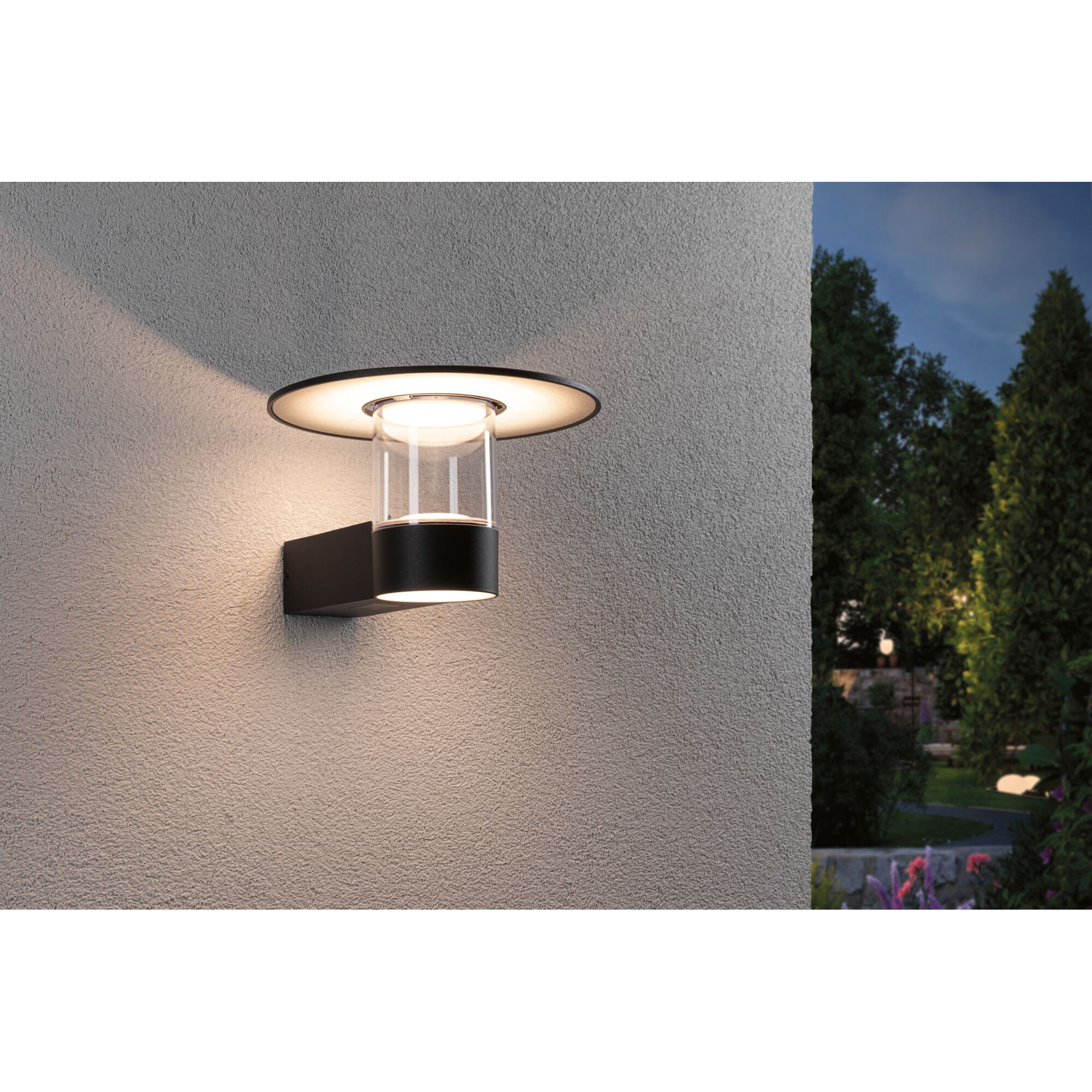 Fasadbelysning LED Paulmann Sienna med Skymningsstyrd rörelsedetektor Seawater Resistant IP44 230V