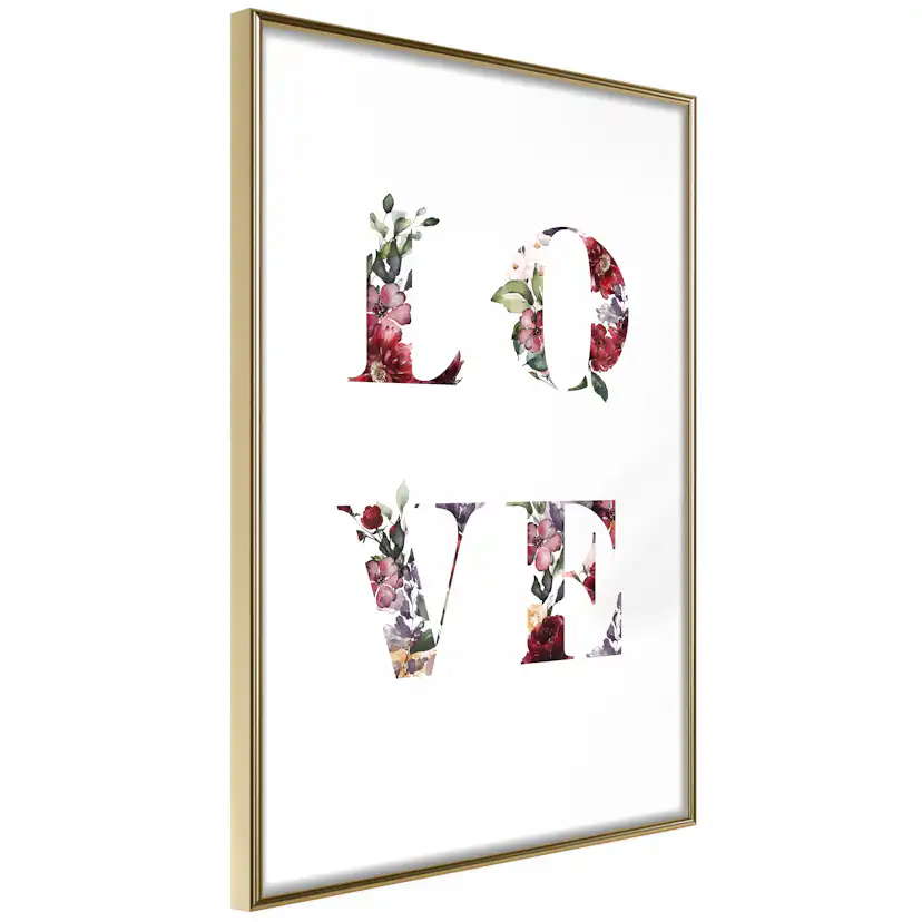 Poster Artgeist Affisch Love in Flowers