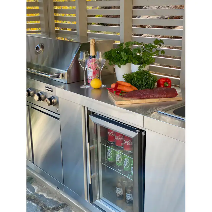 Fristående Kylskåp och Förvaringsskåp Myoutdoorkitchen Classic Line Stainless 304SS Modul