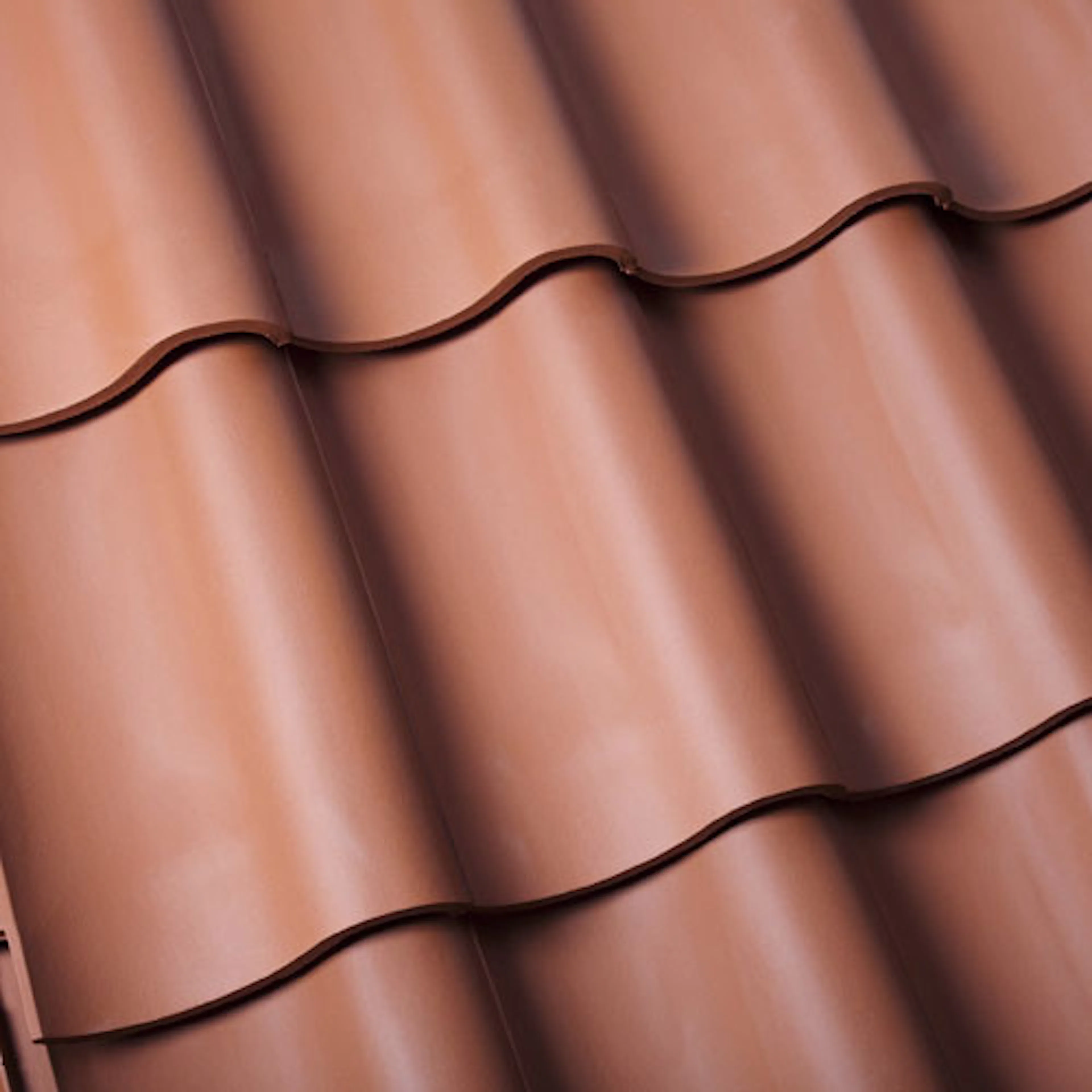 Enkupig Takpanna Benders Hansa Rak Kant Obehandlad Naturröd