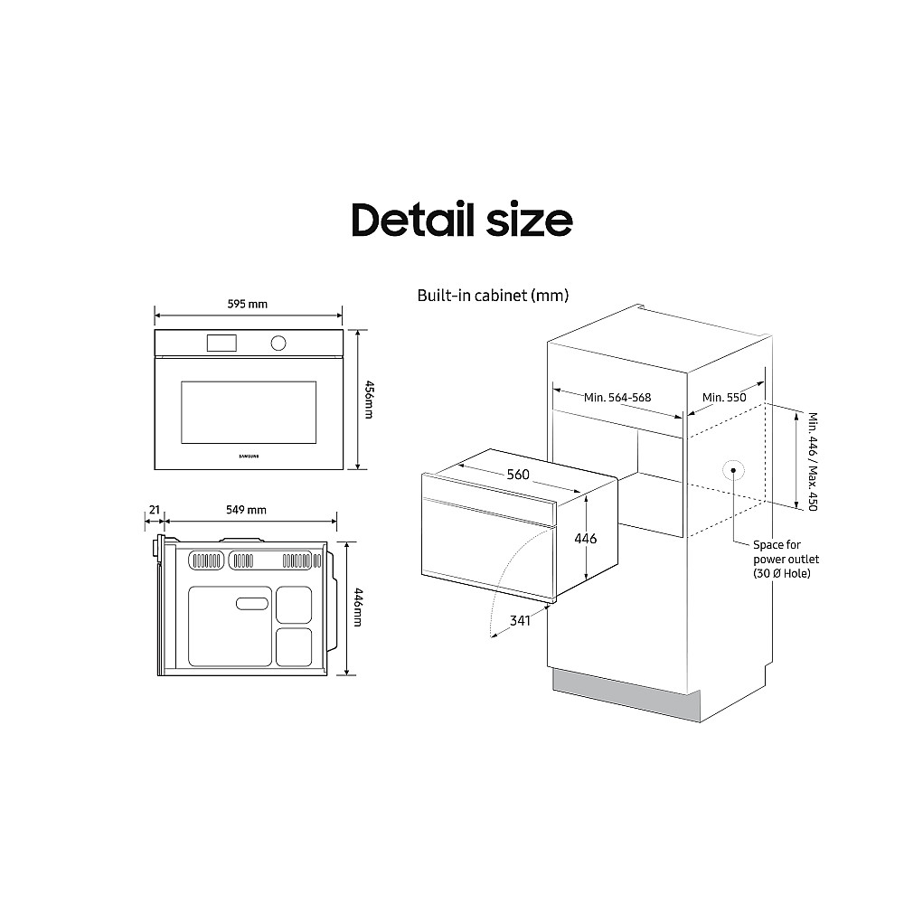 Kombiugn Samsung NQ5B6753CAK/U1 Bespoke