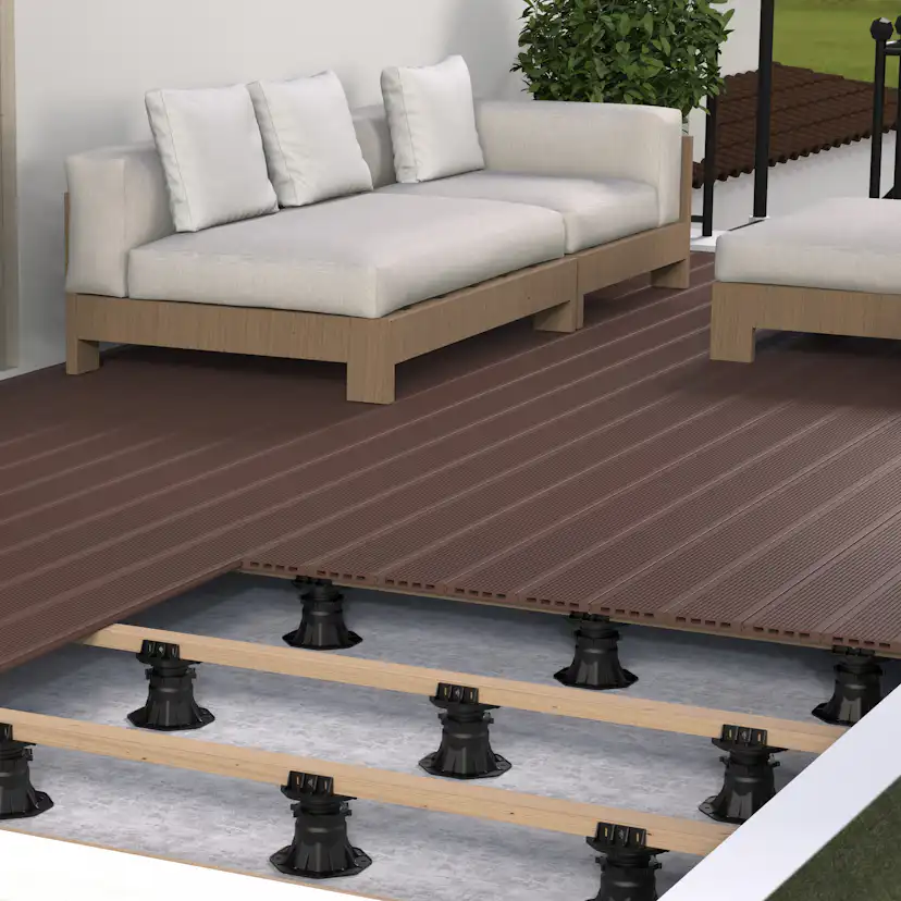 Piedestal Terrassfot Tenfors 50-75 mm