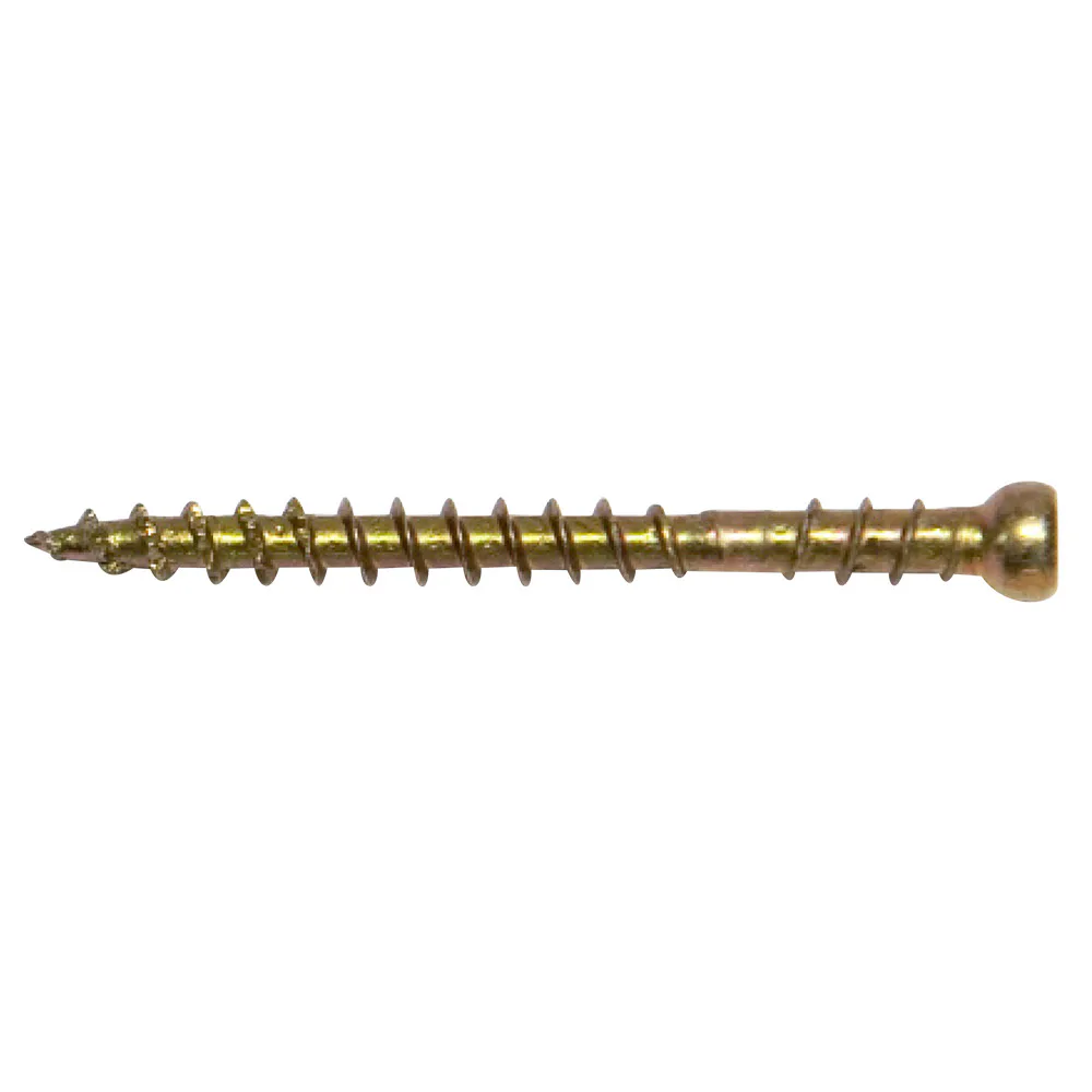 Golv-/Sockelskruv Gunnebo Fastening 4,2 mm Gulförzinkad Tx15