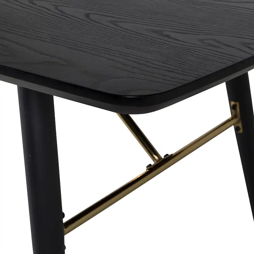Matbord Venture Home Gold med Iläggsskiva