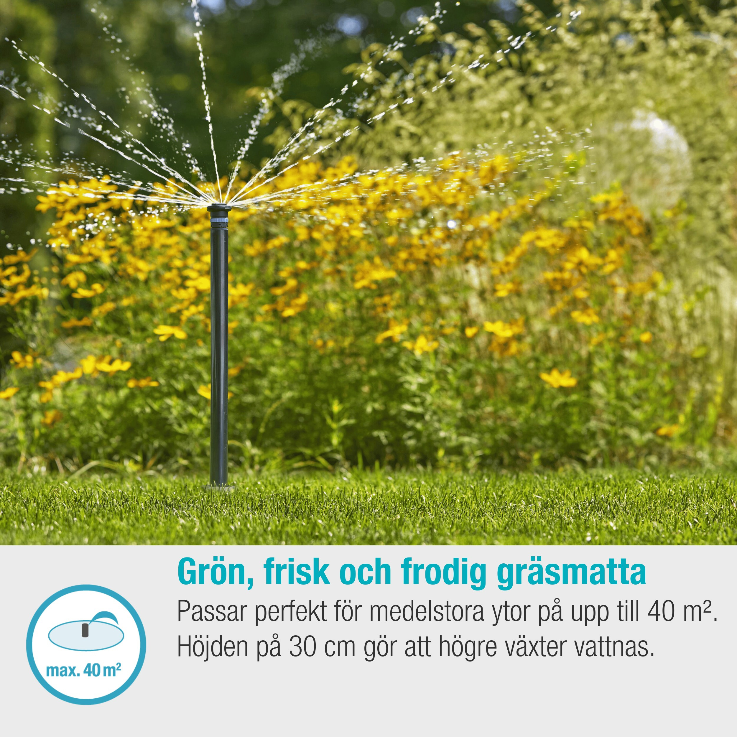 Sprinkler Gardena Pop-up MD40/300