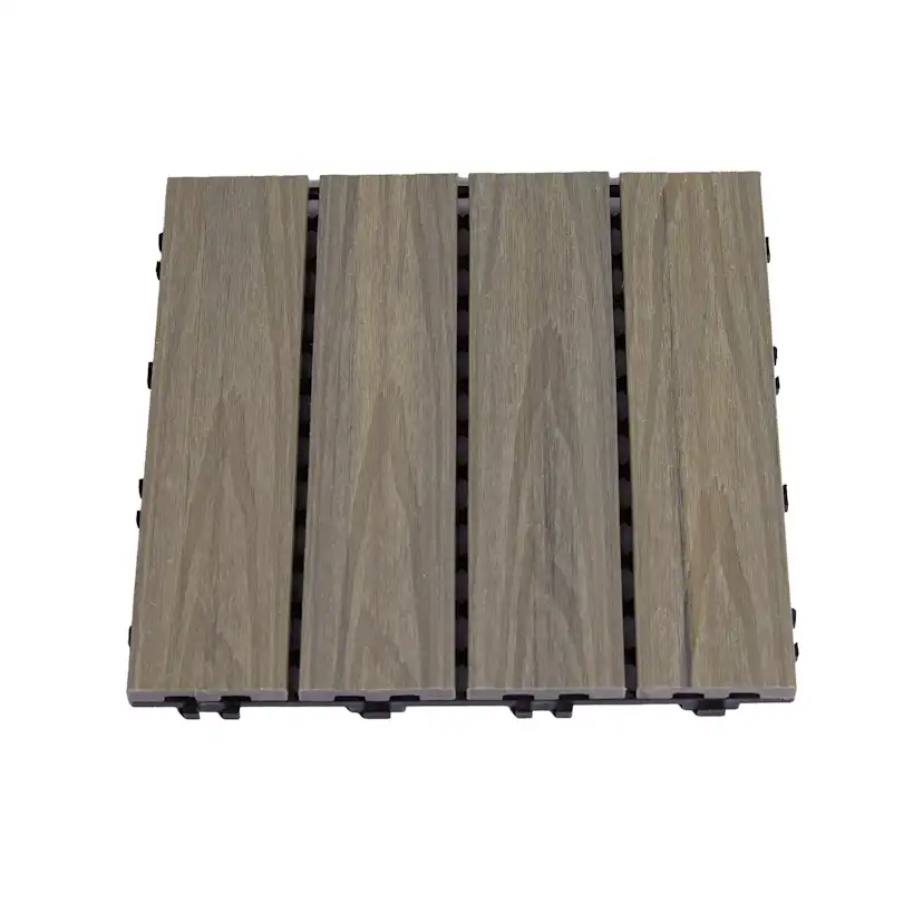 Terrassplatta Hortus Komposit 30X30 cm Drivved 4-Pack