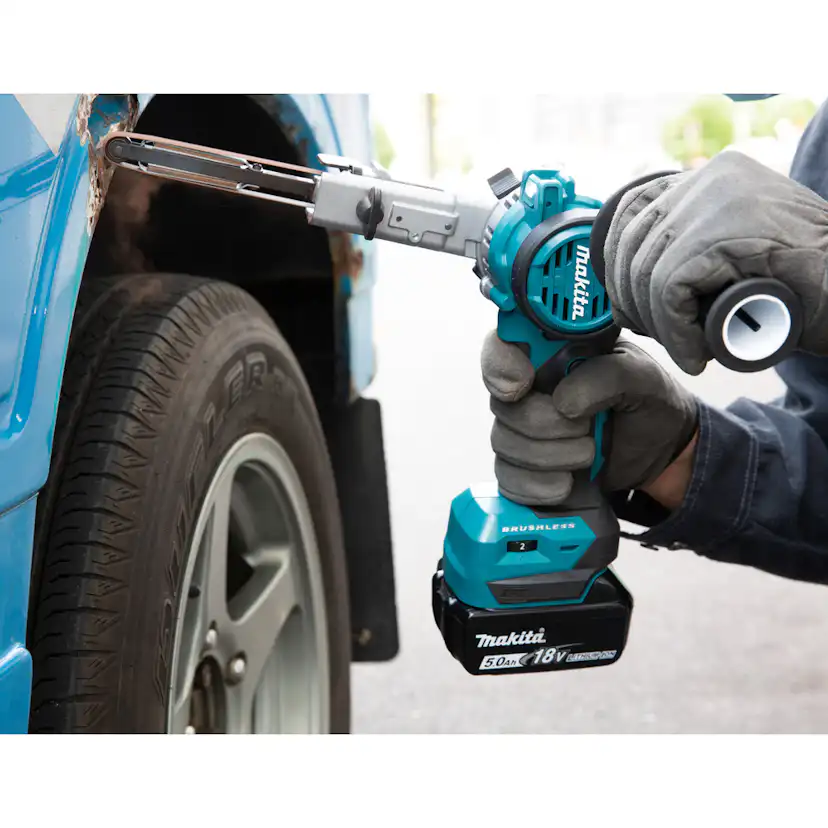 Bandslip Makita DBS180Z 18V utan Batteri och Laddare