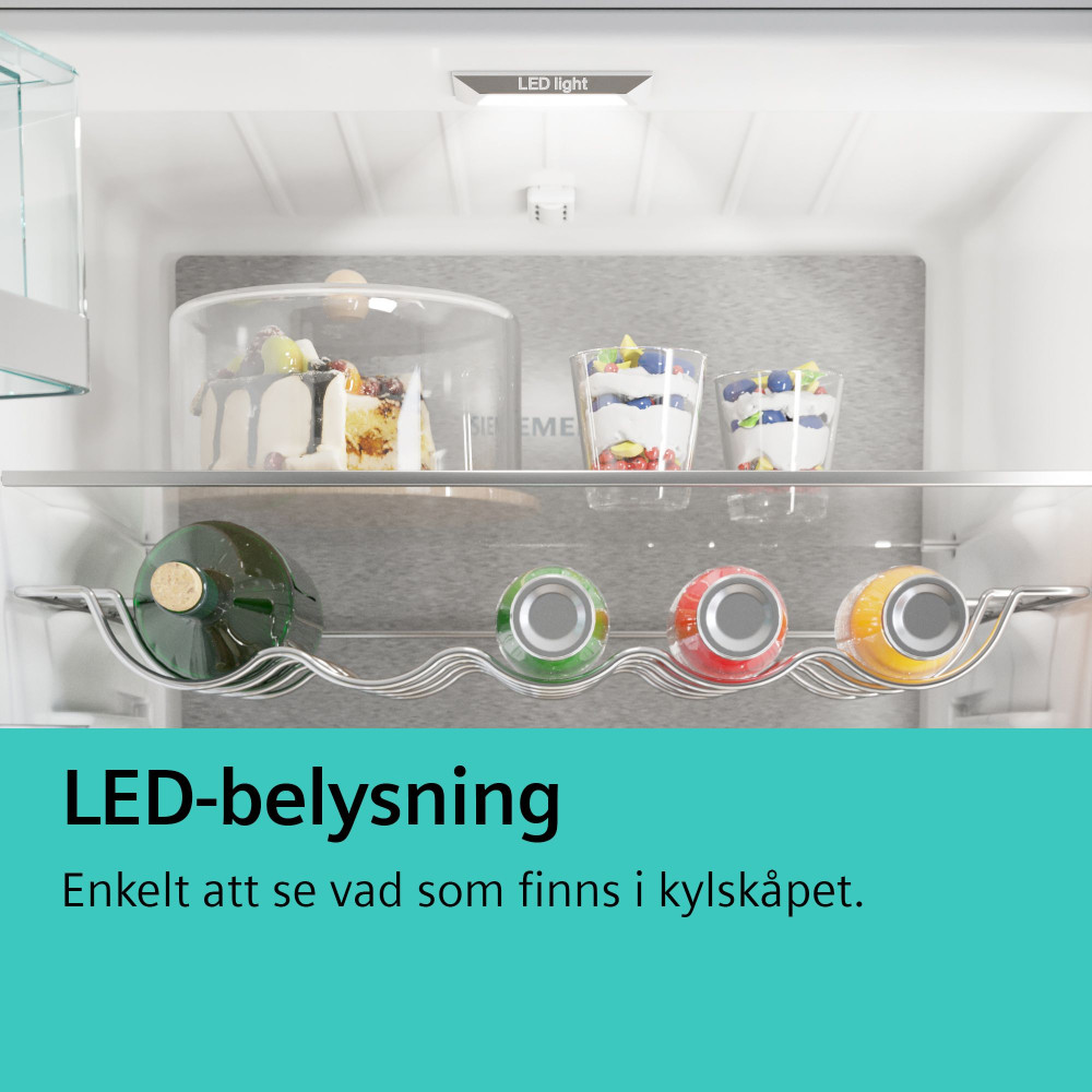 Integrerad Kyl/Frys Siemens iQ100 KI96NNSE0 med Automatisk Avfrostning