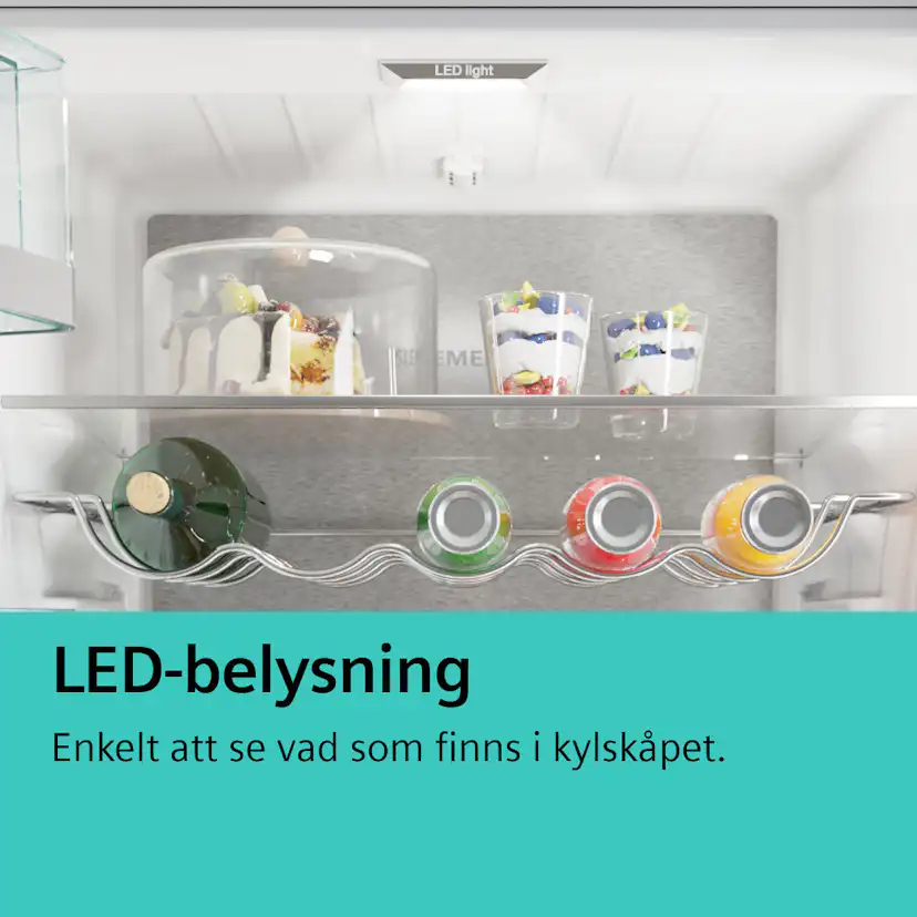 Integrerad Kyl/Frys Siemens iQ100 KI96NNSE0 med Automatisk Avfrostning