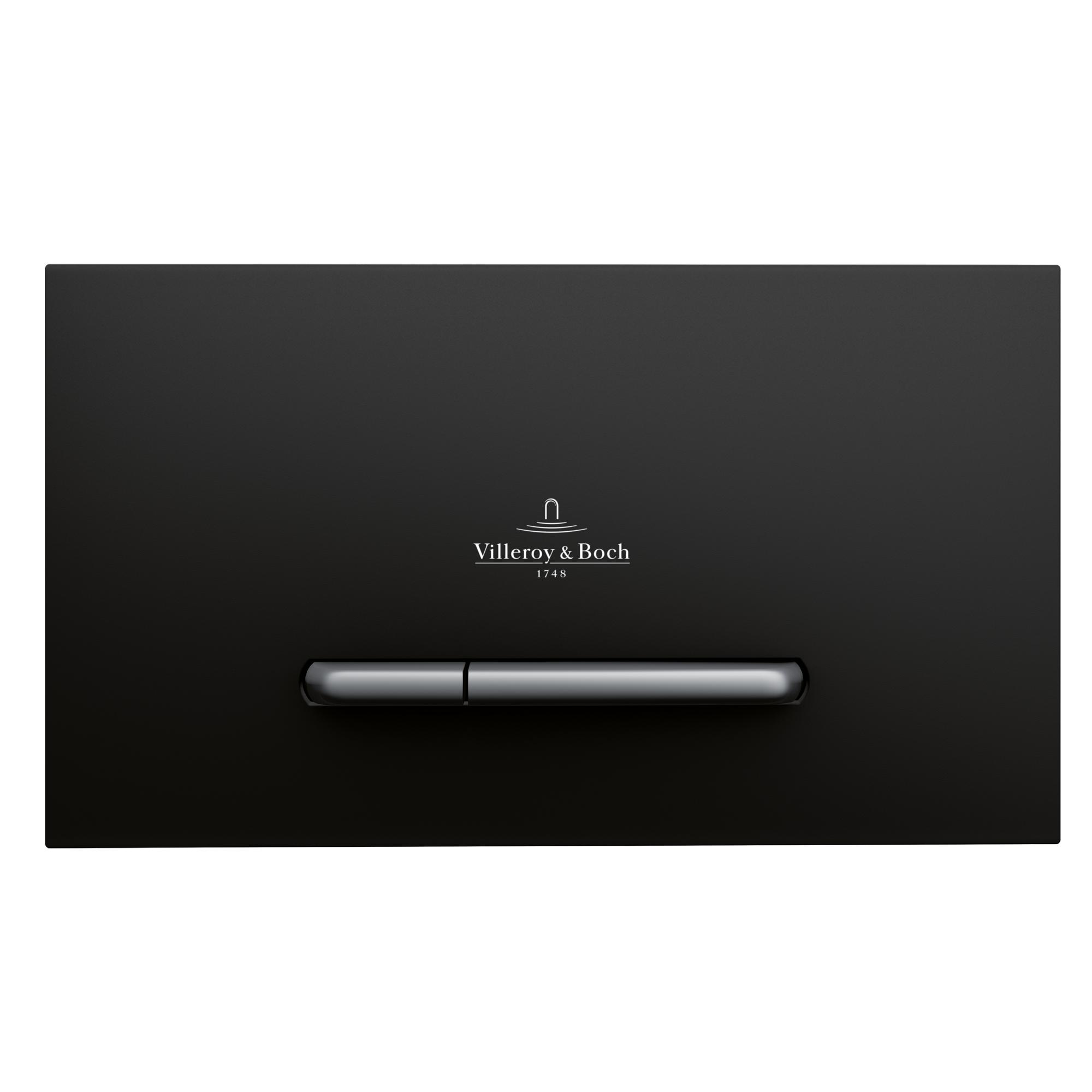 Spolknapp Villeroy & Boch ViConnect installationssystemen 92 Antracit Matt