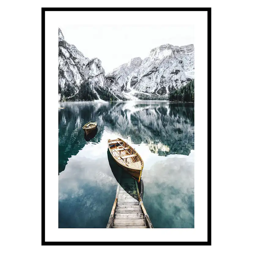 Poster Gallerix Braies Lake No2